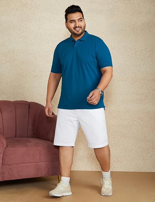 Symbol Men's Cotton Rich Solid Polo Tshirt - Image 5