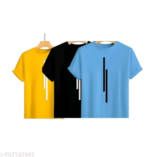 Minimalist Graphic T-Shirt Combo Set of 3 - Image 4