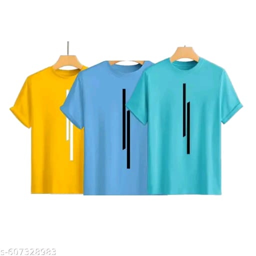 Minimalist Graphic T-Shirt Combo Set of 3 - Image 3