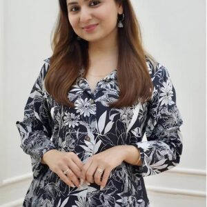 Elegant Floral Printed Kurti for Women