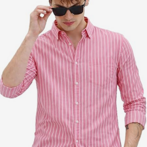U TURN Men’s Casual Striped Shirt
