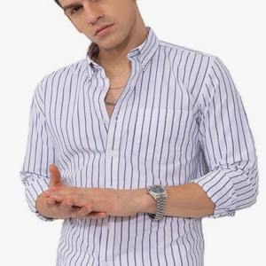 U TURN Men’s Casual Striped Shirt