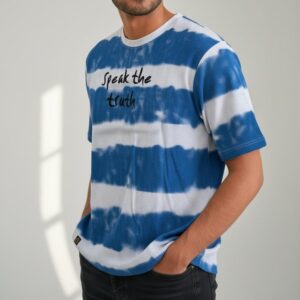 Men's Tie-Dye Graphic Printed Casual T-Shirt